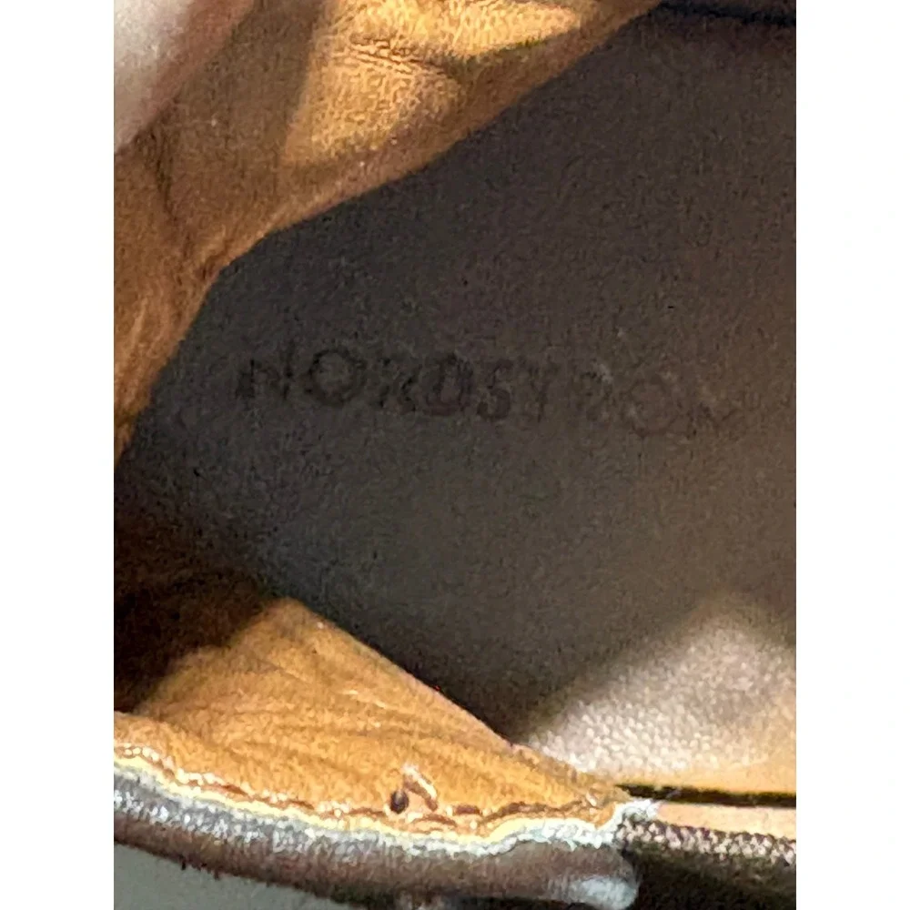 Nordstrom Chelsea Boots Mens Dark Brown Suede Ankle Pull On Studded Sole